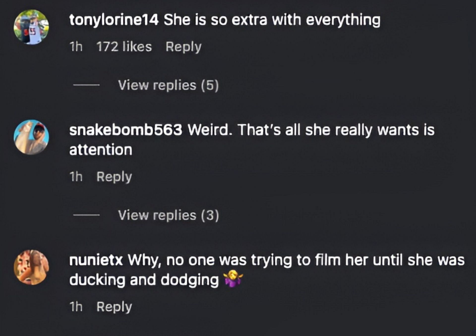 Comments on the post